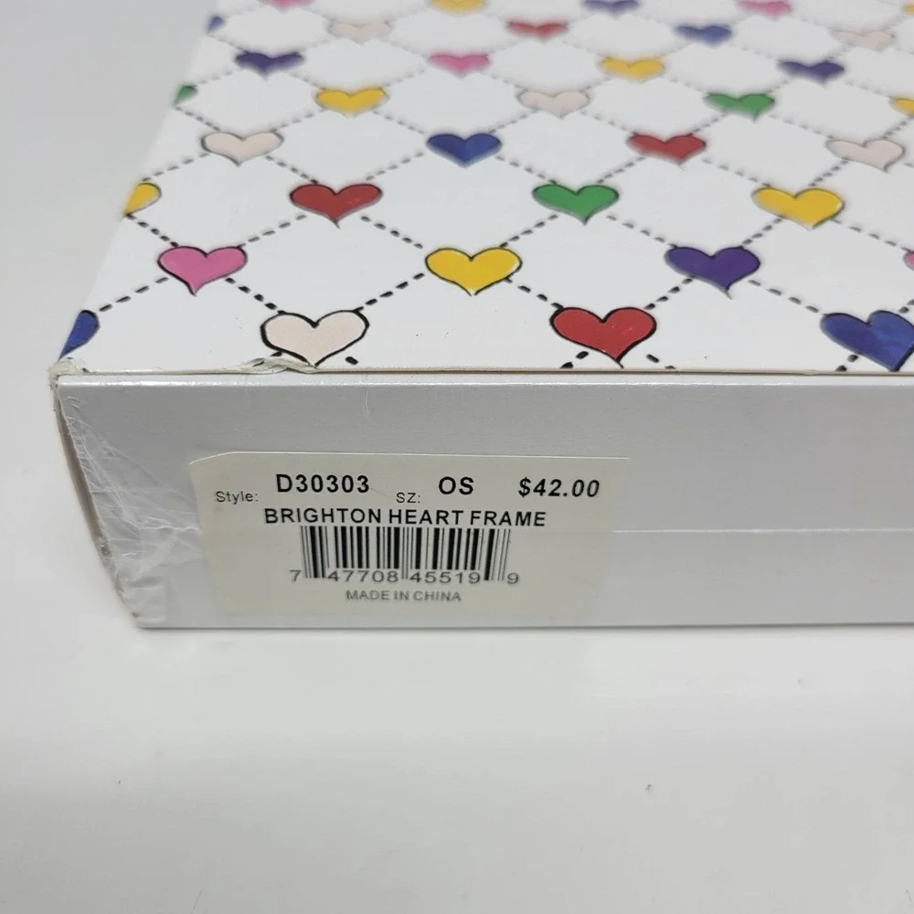 Brighton Love & Joy Heart Frame With Fashion Illustration 12.5
